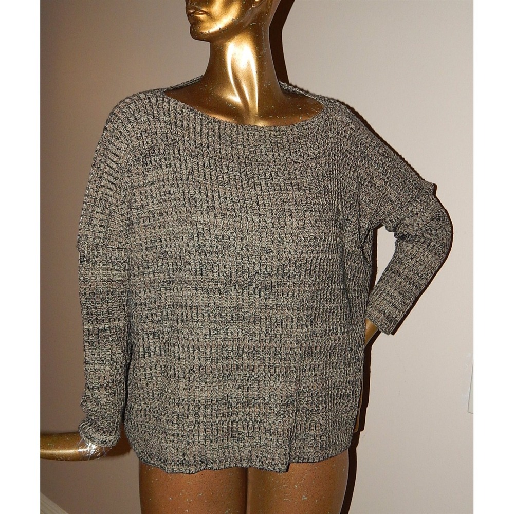 Roni Rabl sz OS Black‎ Brown Knit Sweater